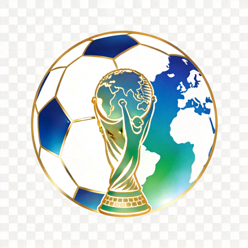 2026年国际足联世界杯中文官网标志 - 大力神杯与足球元素组合